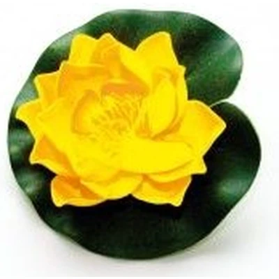 Afbeelding van Velda Floating Flowers Foam geel 17 cm
