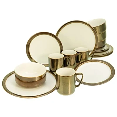 Afbeelding van MODERN INDUSTRIAL serie, wit, serviesset, combisserie 16 delig