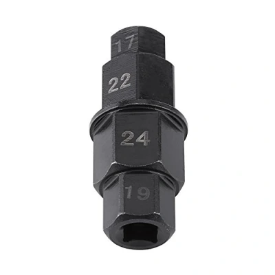 Afbeelding van motorfiets 17 19 22 24 mm zeskant as gereedschap voorwiel achterwiel