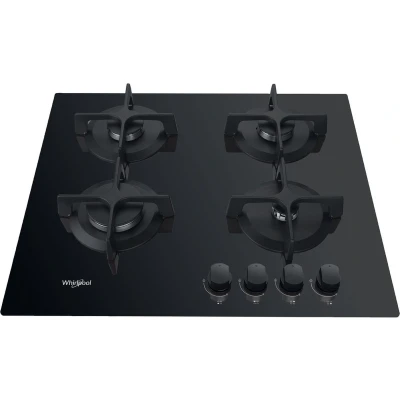 Afbeelding van Whirlpool AKT 616/NB Kookplaat Geïntegreerde gaskookplaat 4 Zone(s), Kookplaat, Zwart