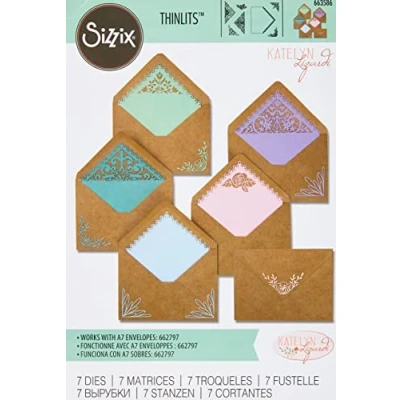Afbeelding van Sizzix Thinlits Die Set 7PK Woodland Lantern 665490 Kath Breen (10 21)