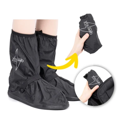 Afbeelding van Voltano Overschoenen / Regenschoenen Zwart Waterdicht Antislip