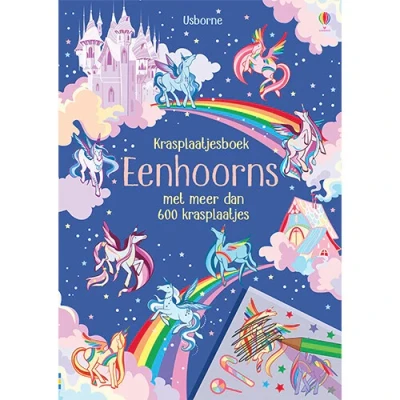 Afbeelding van Uitgeverij usborne krasplaatjesboek eenhoorns
