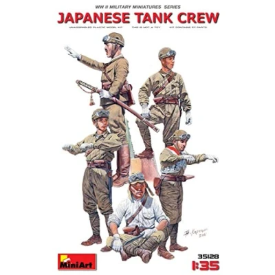 Afbeelding van Miniart Japanese Tank Crew (Min35128) modelbouwsets, hobbybouwspeelgoed voor kinderen, modelverf en accessoires