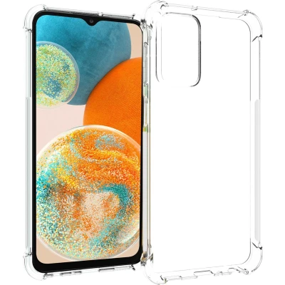Afbeelding van iMoshion hoesje Geschikt voor Samsung Galaxy A23 (5G) Siliconen Design Transparant / Live Laugh Love