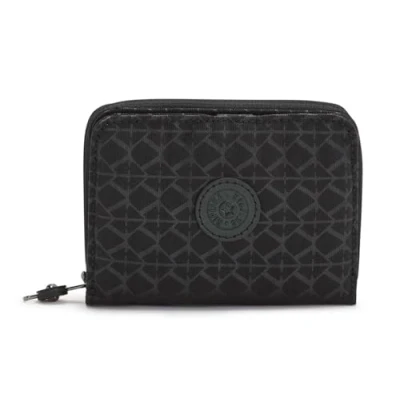 Image de Kipling MONEY LOVE Portefeuille moyen, Signature Emb (Noir)