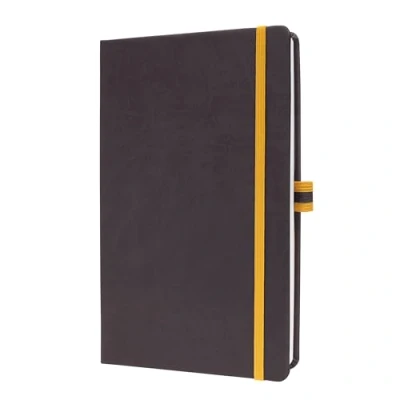 Afbeelding van Sigel notitieboek Linescape A5 donkergrijs gelinieerd hardcover SI LS107