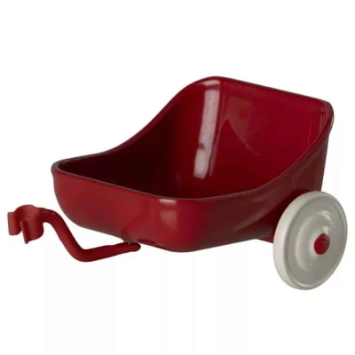 Afbeelding van Maileg Aanhanger Driewieler Red