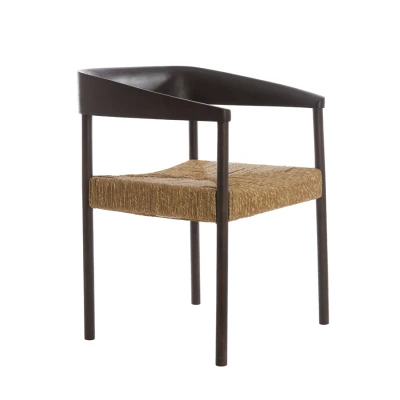 Afbeelding van Light &amp; Living Stoel DELMAR 60.5x57x76.5cm Bruin