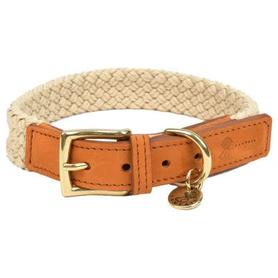 Afbeelding van Fantail Halsband Tau Lichtbruin Hondenhalsband 40 cm
