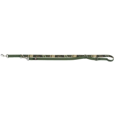 Afbeelding van Trixie Hondenriem Premium Neopreen Verstelbaar Camouflage Groen 200X2,5 CM