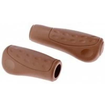 Afbeelding van Handvatpaar Westphal #436 Ellipsis Softgrip 92/122mm/ø23mm bruin