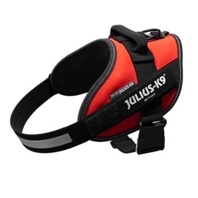 Image de JULIUS K9 Harnais Power IDC 0ML : 5876 cm 40 mm Rouge Pour chien