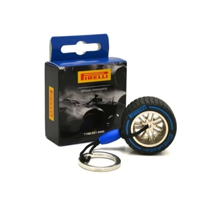 Afbeelding van F1 Pirelli Motorsport Sleutelhanger in de vorm van een rubberen band, blauw