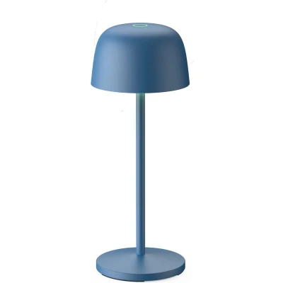 Afbeelding van Lindby Terraslampen met touchdimmer 1licht Gegoten aluminium, kunststof H: 27 cm blauw Inclusief lichtbron