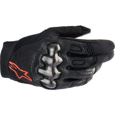 Afbeelding van Alpinestars 2025 Megawatt Enduro Handschoenen Zwart / Fluor Rood maat XL