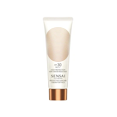 Afbeelding van Sensai Silky Bronze Protective Suncare Cream for Face SPF30 50 ml
