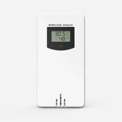 Afbeelding van Buitensensor van het weerstation 3378QX, weergave buitentemperatuur en vochtigheid, maximale overdrachtsafstand 60 meter, voor bewaking de op