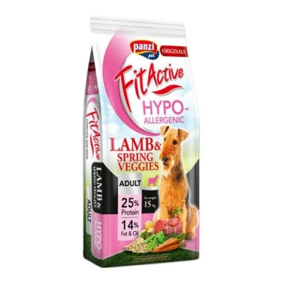 Afbeelding van 2x 15 kg FitActive Originals Adult Hypoallergenic Lam hondenvoer droog