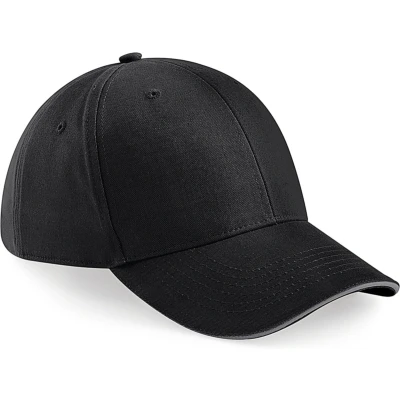 Afbeelding van Beechfield Pet Athleisure met 6 panelen B20 Black / Graphite Grey
