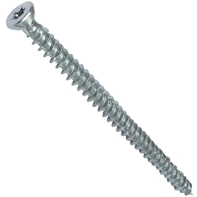 Afbeelding van AERZETIX C48386 Set van 50 ankerschroeven direct voor betonnen verzonken kop Ø 7,5 x 112 mm stersnede T30 directe bevestiging zonder pluggen