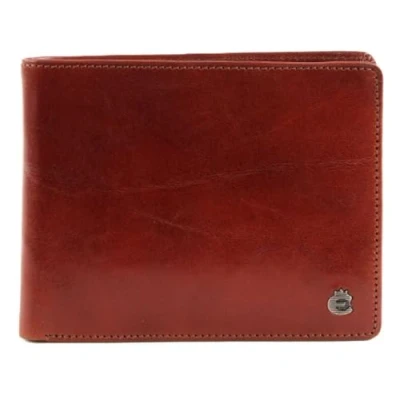 Afbeelding van Esquire Leren Portemonnee Toscana Leather Wallet Brown Bruine