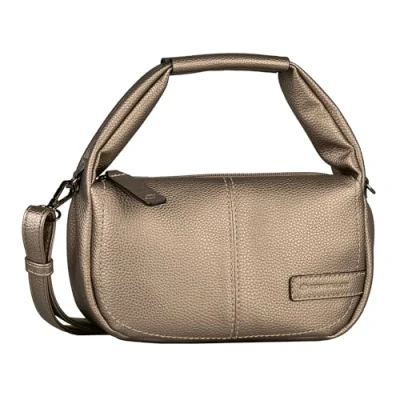 Afbeelding van TOM Tailor OLYA Handtas, Dames, Maat: One Size, Metallic taupe