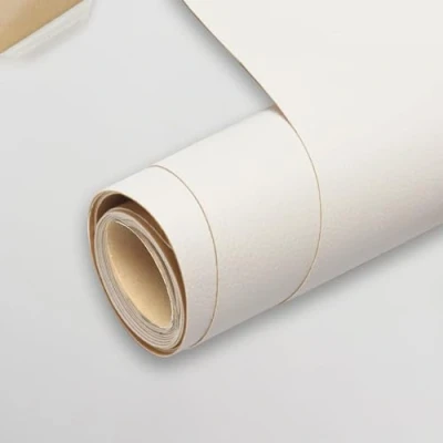 Afbeelding van Lederen patch, zelfklevend, 60 x 200 cm, kunstleer, reparatiepatch voor bank, handtassen, jassen, autostoelen, meubels, wit