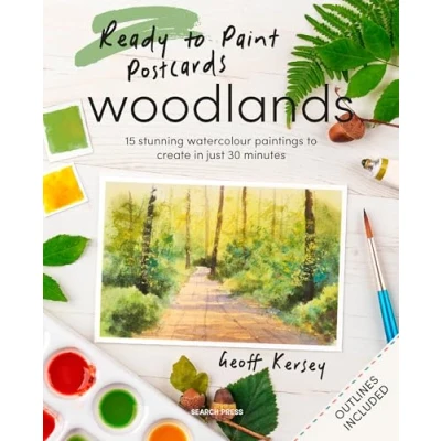Afbeelding van Ready to Paint Postcards Postcards: Woodlands
