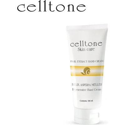 Afbeelding van Celltone Slakkenslijmcrème Handcreme 100 ML Anti rimpel Littekencrème Slakkencrème voor acne puistjes rimpels Acneverzorging Slakken serum gel vrouwen mannen tieners escargot cream de handen
