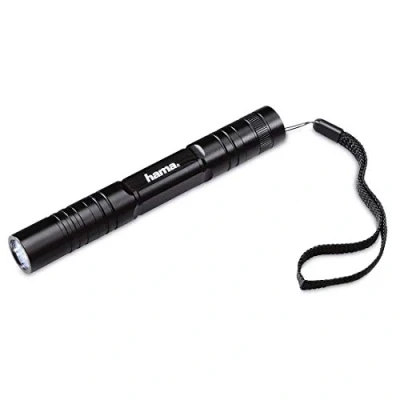 Afbeelding van Hama LED zaklamp &quot;Regular R 147&quot; (2 cm x 14,7 cm, 98 g, 100 lumen, 1 W, bereik 75 m) zwart