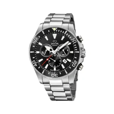 Afbeelding van Jaguar Chronograaf, Heren, Maat: One Size, Silberfarben
