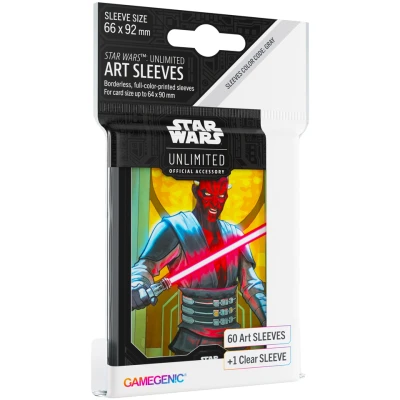 Afbeelding van Gamegenic Star Wars: Unlimited Art Sleeves: Darth Maul (60 stuks)