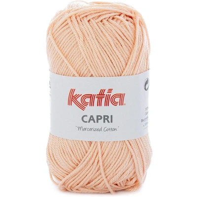 Afbeelding van Katia Capri kleur 154 Zeer licht oranje 50 gr. = 125 m. 100% katoen
