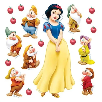 Afbeelding van AG Design DKS 1083 muursticker kinderkamer Disney prinses sneeuwwit 30 x cm