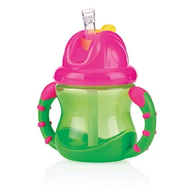 Afbeelding van Nuby Flip It Antilekbeker Groen 240ML