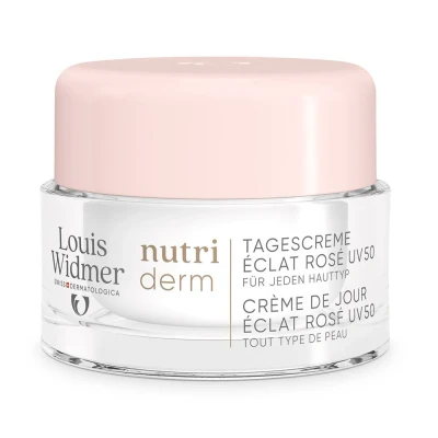 Afbeelding van Louis Widmer Nutriderm Dag Éclat Rosé UV ZP Crème 50ml