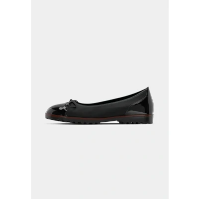 Afbeelding van Gabor Ballerina&#039;s, Dames, Maat: 40.5, Schwarz Leer
