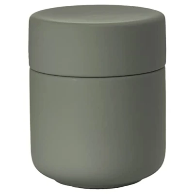 Afbeelding van Zone Ume potje met deksel olive green