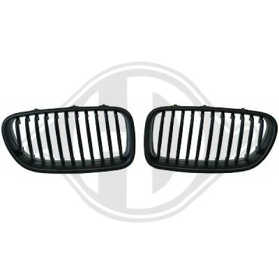 Afbeelding van DIEDERICHS HD Tuning 1225340 Grille Auto Zwart BMW: 5 Touring, Saloon