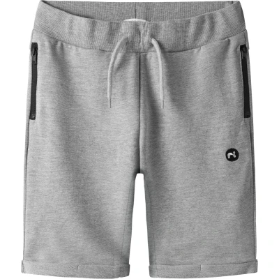 Afbeelding van NAME IT NKMVIMO SWE SHORTS UNB NOOS Jongens Broek Grey Melange