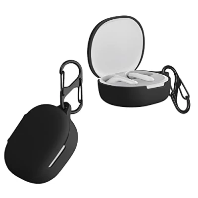 Afbeelding van kwmobile cover voor oordopjes case geschikt Xiaomi Redmi Buds 4 Lite Trendy beschermhoes draadloze in zwart
