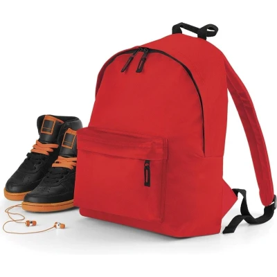 Afbeelding van Junior Fashion Backpack/Rugzak BagBase 12 Liter Bright Red