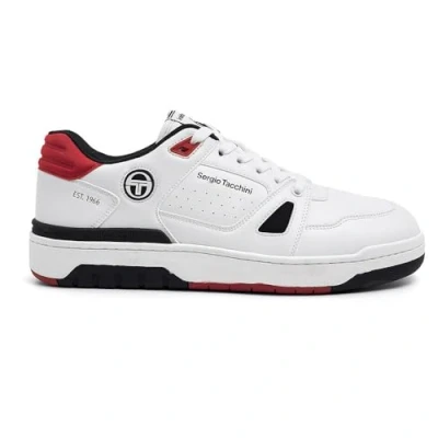 Afbeelding van Sergio Tacchini Milano Sneakers laag, Maat: 42, White black red