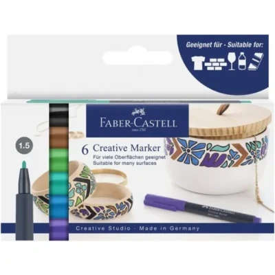 Afbeelding van Faber Castell creatief marker Fairy Forest set van 6 stuks FC 160708