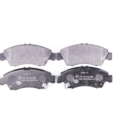 Afbeelding van HELLA 8DB 355 016 521 Remblokkenset Met akoestische slijtagewaarschuwing HONDA: Civic 7 Hatchback, V Jazz 2