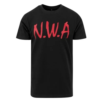 Afbeelding van Mister Tee N.W.A Tshirt print, Heren, Maat: Medium, Black
