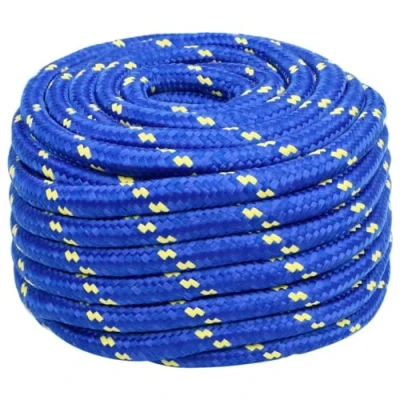 Afbeelding van vidaXL Boot touw blauw 20mm 50m polypropyleen