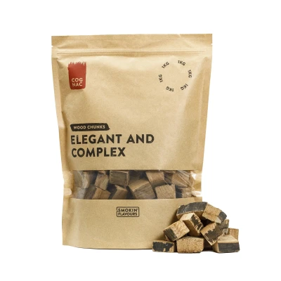 Afbeelding van Smokin&#039; Flavours Smokin’ Rookchunks Cognac 1 kg