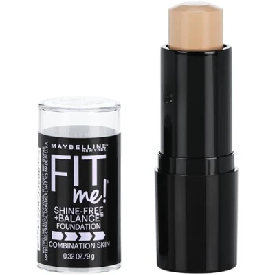 Afbeelding van Maybelline Fit Me 2 in 1 Shine Free &amp; Balance Foundation Stick 115 Ivory 9g